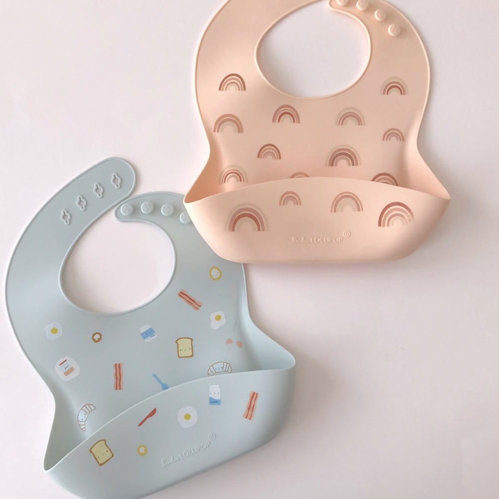LouLou Lollipop Silicone Bibs- 2